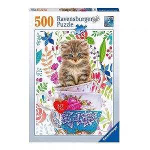 Rompecabezas ravensburger gato en un copa 500 piezas
