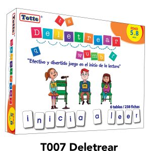 juego educativo didactico totte deletrear