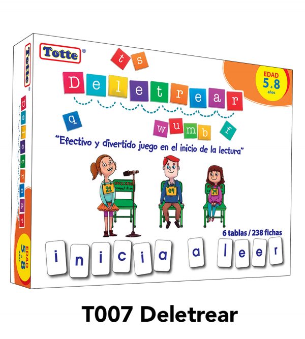 juego educativo didactico totte deletrear