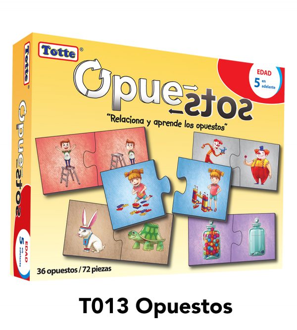 juego educativo totte opuestos
